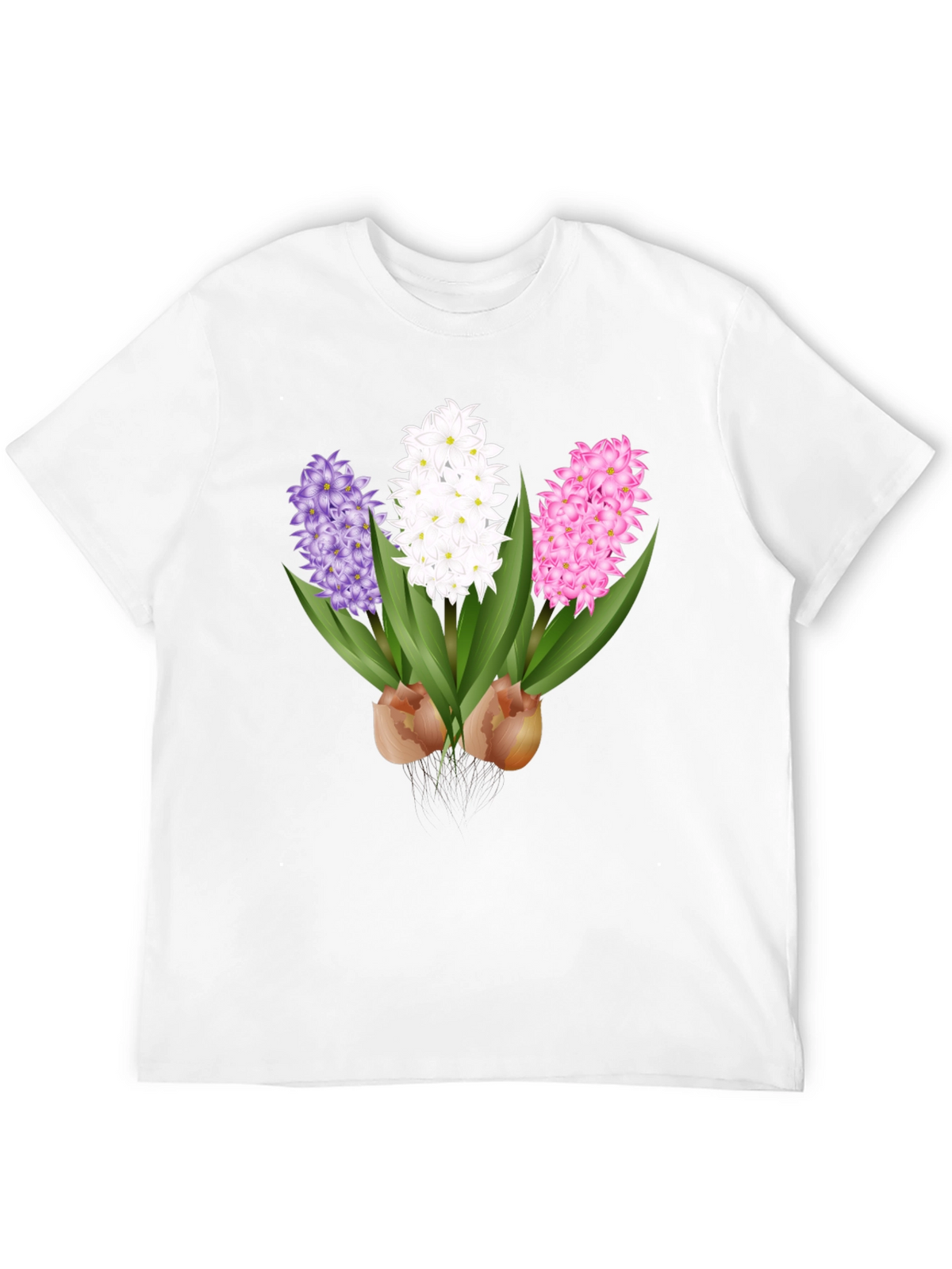 Hyacinth Flower Graphic T-Shirt - Floral Design