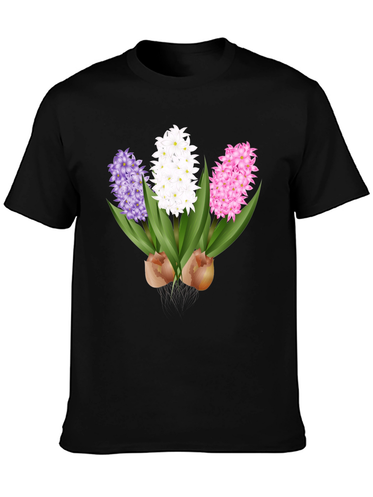 Hyacinth Flower Graphic T-Shirt - Floral Design