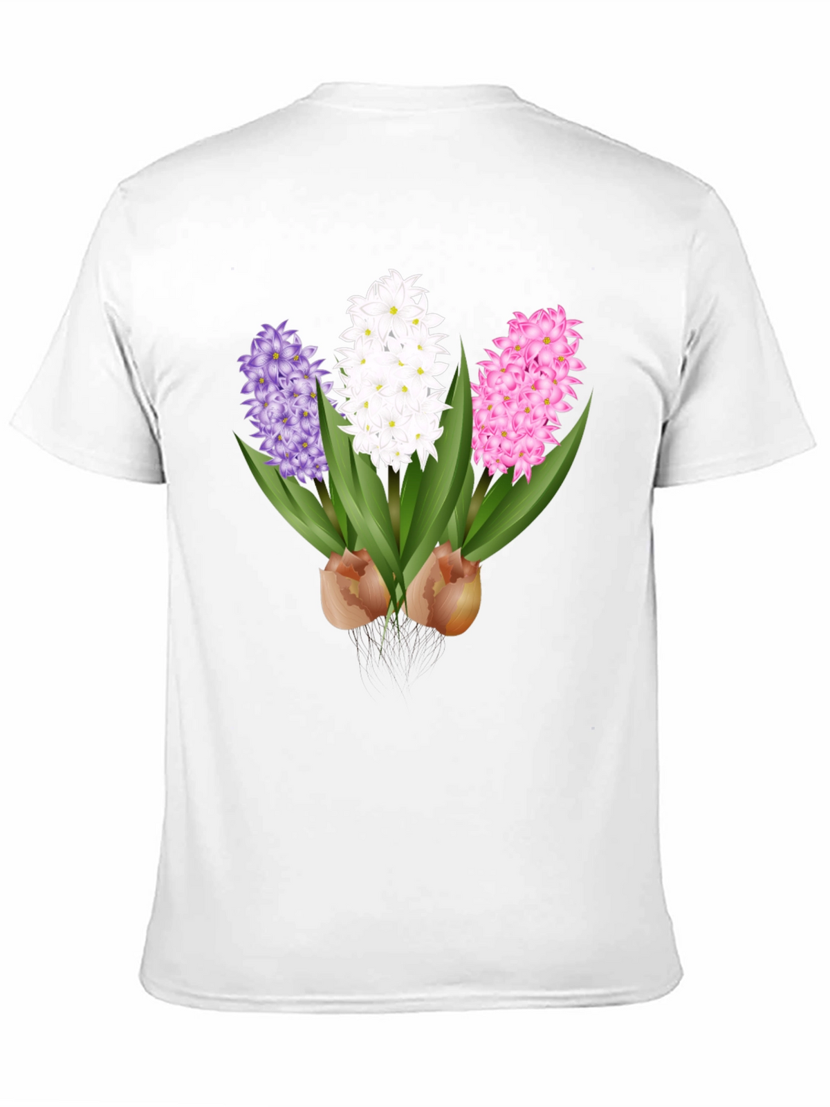 Hyacinth Flower Graphic T-Shirt - Floral Design
