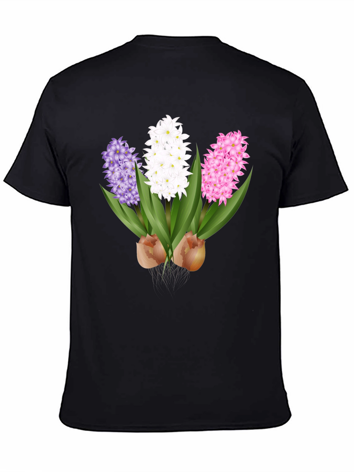 Hyacinth Flower Graphic T-Shirt - Floral Design