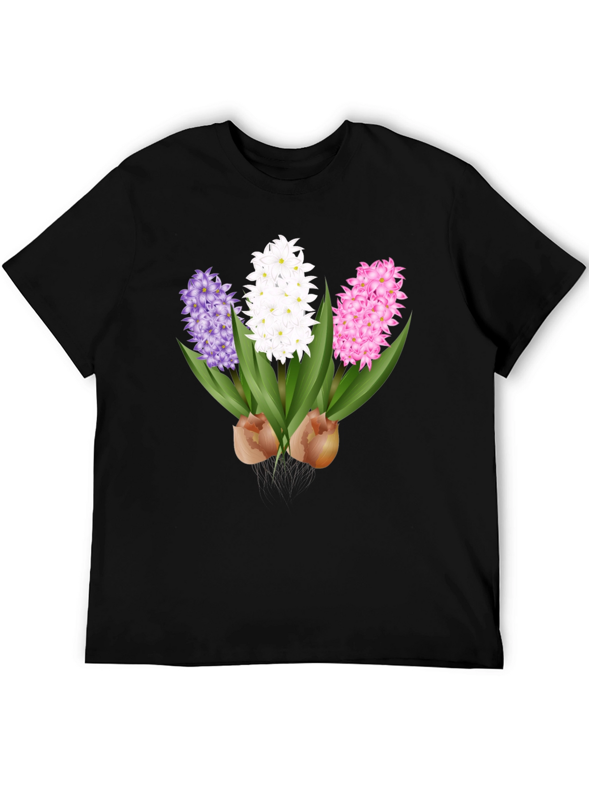Hyacinth Flower Graphic T-Shirt - Floral Design