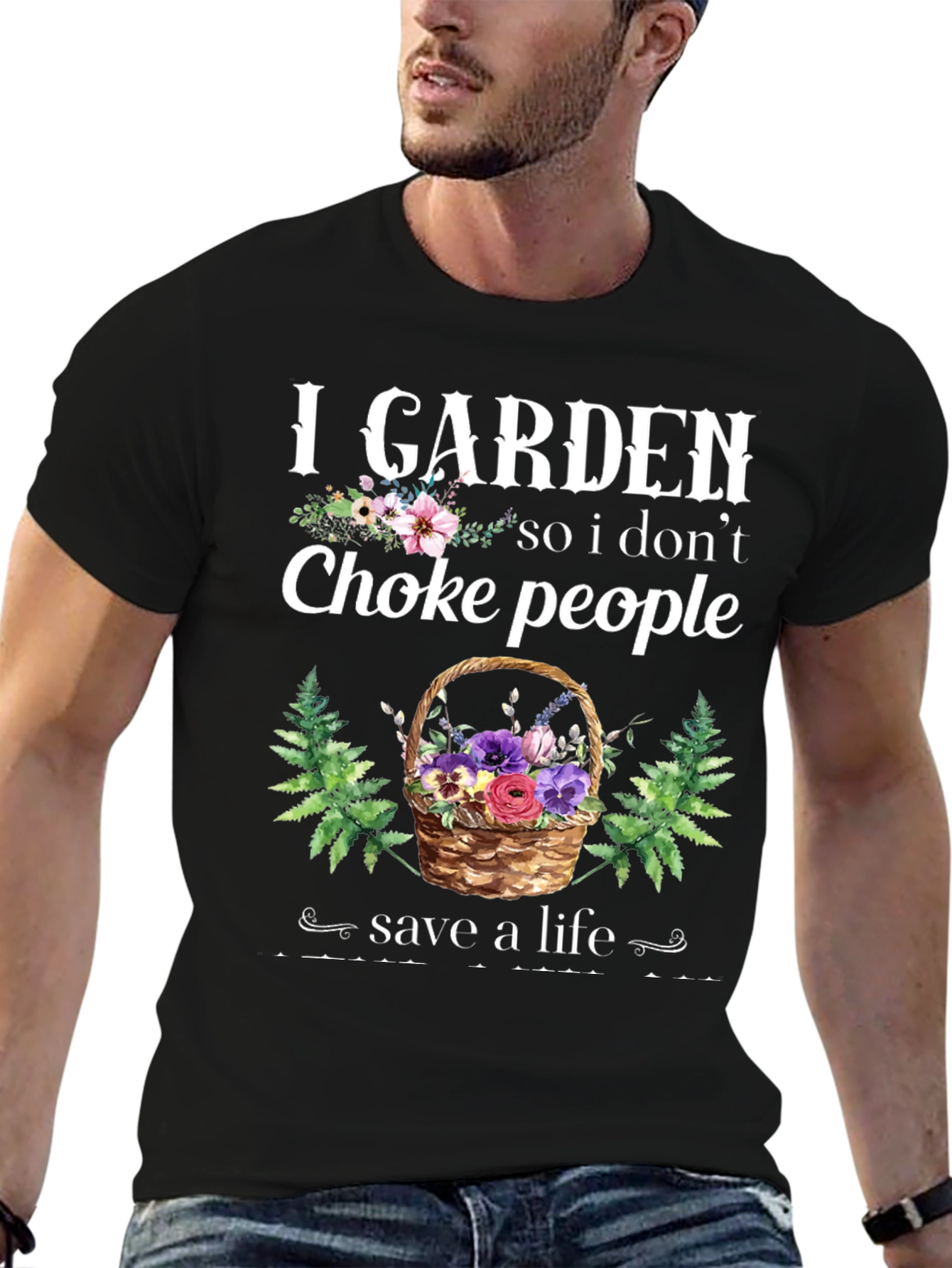 I Garden So I Dont Choke People T-Shirt