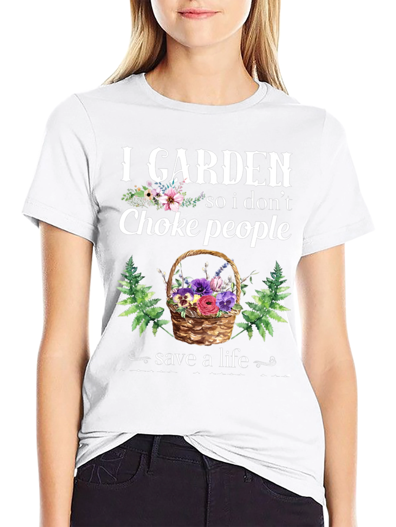 I Garden So I Dont Choke People T-Shirt