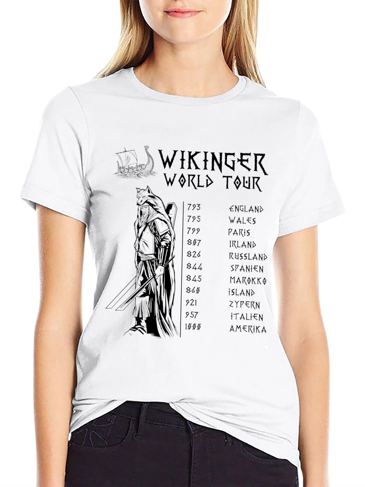 Viking World Tour Black T-Shirt