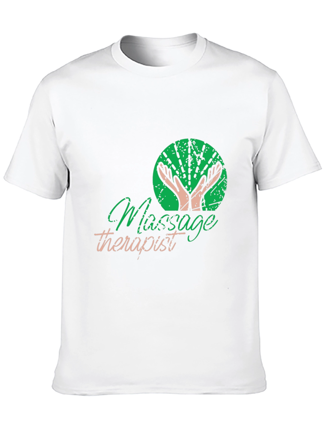 Massage Therapist Graphic T-Shirt - Black