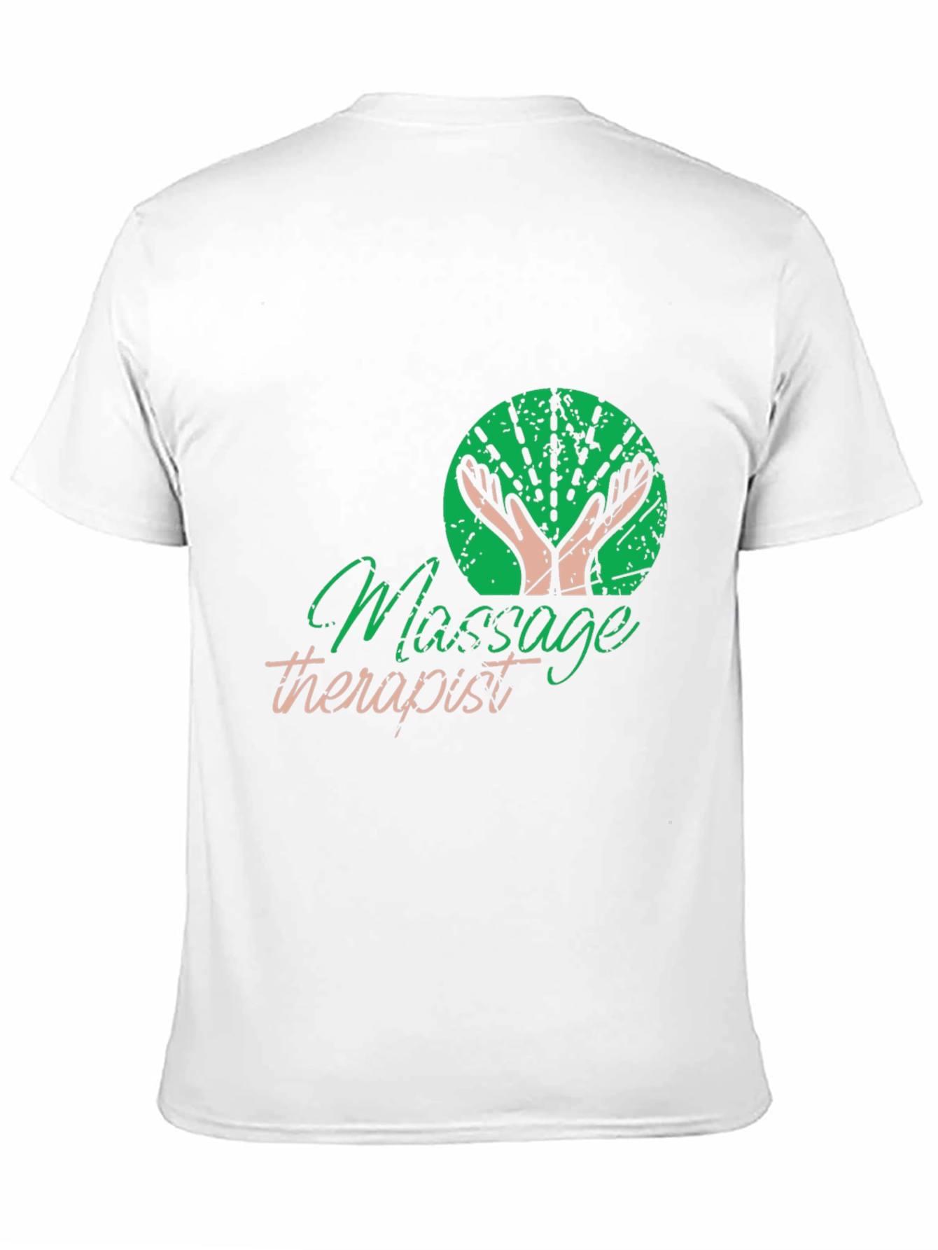 Massage Therapist Graphic T-Shirt - Black