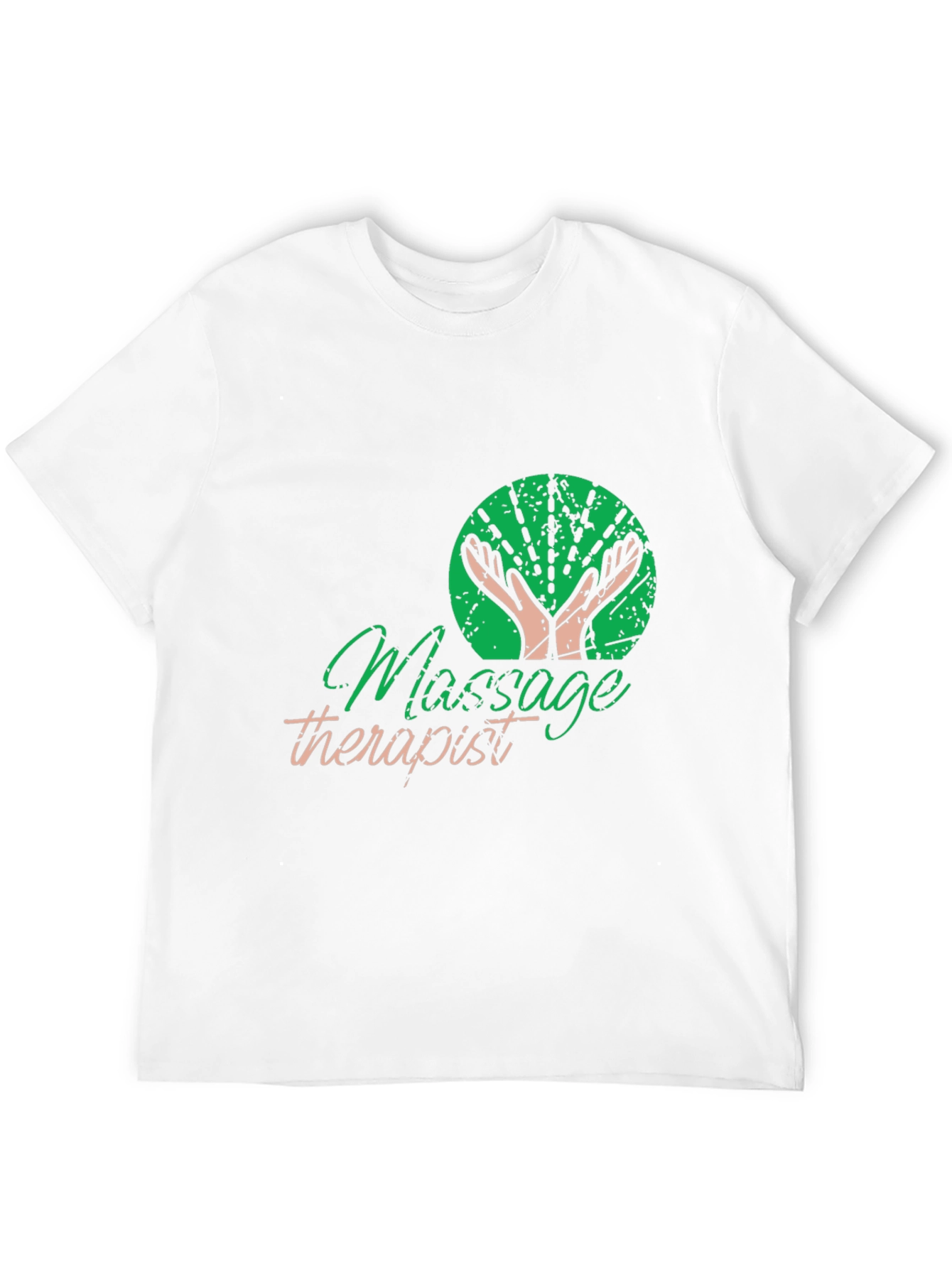 Massage Therapist Graphic T-Shirt - Black