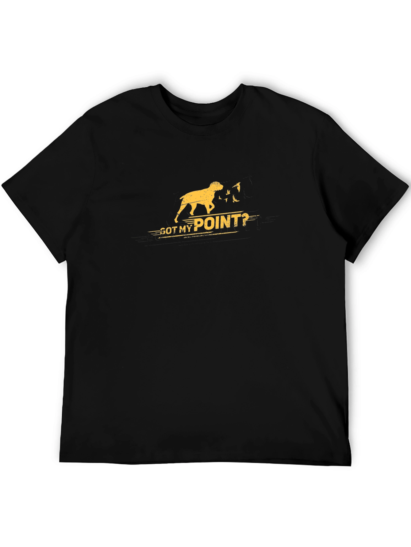 Got My Point Dog Graphic Tee - Black
