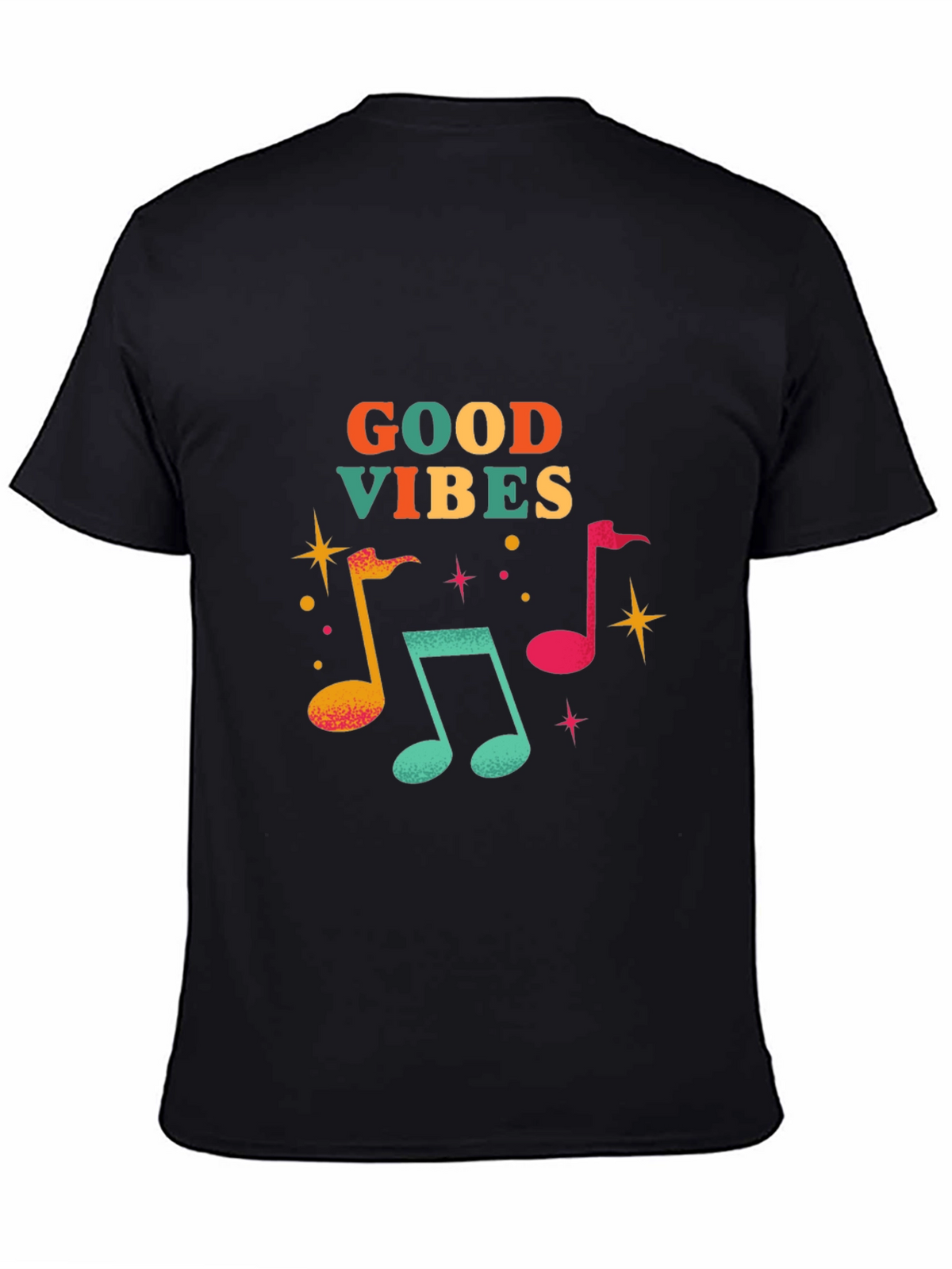 Good Vibes Music Note Graphic Tee
