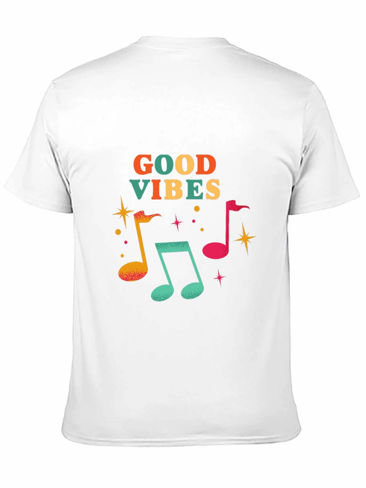 Good Vibes Music Note Graphic Tee
