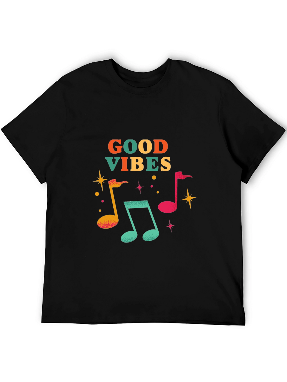 Good Vibes Music Note Graphic Tee