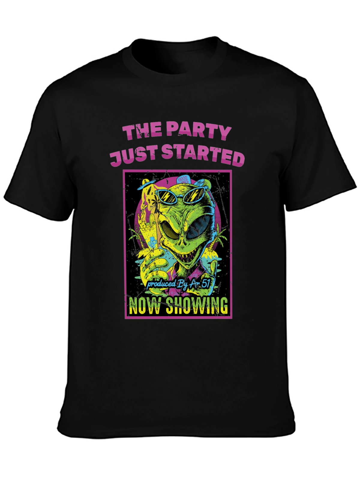 The Party Just Started Alien T-Shirt