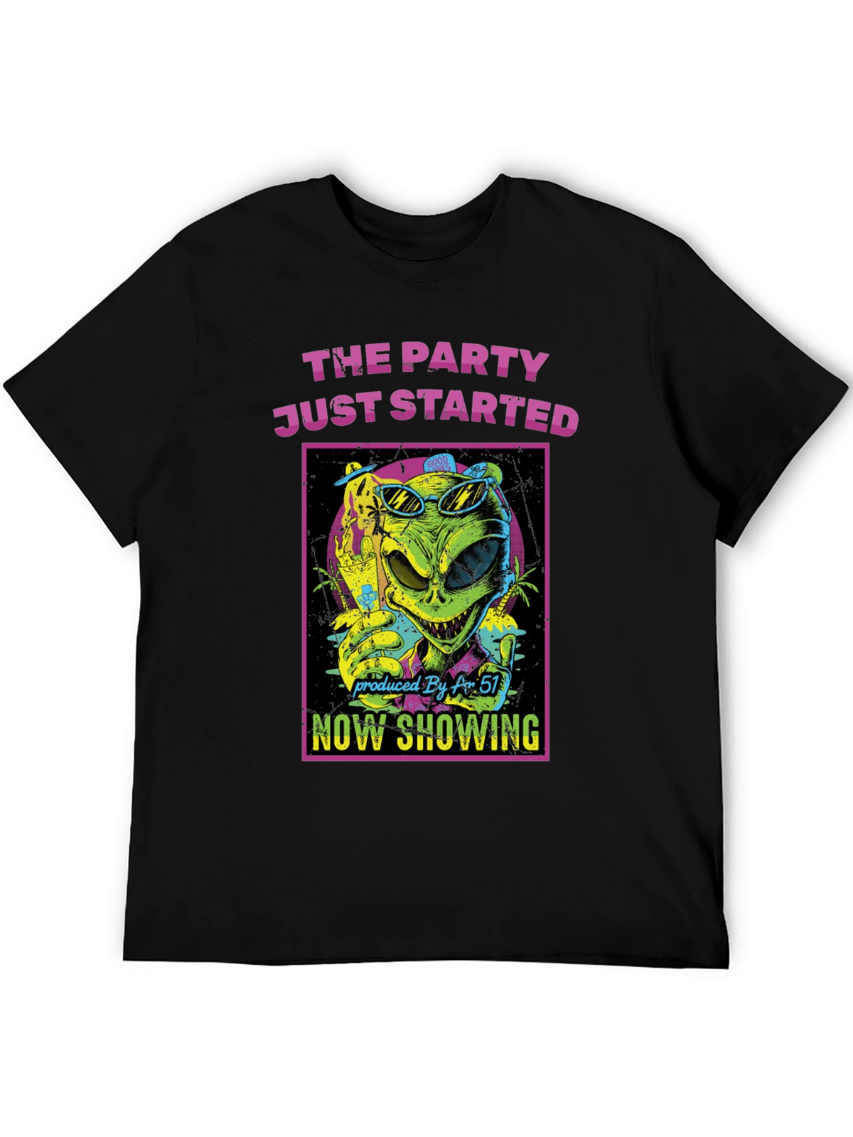 The Party Just Started Alien T-Shirt