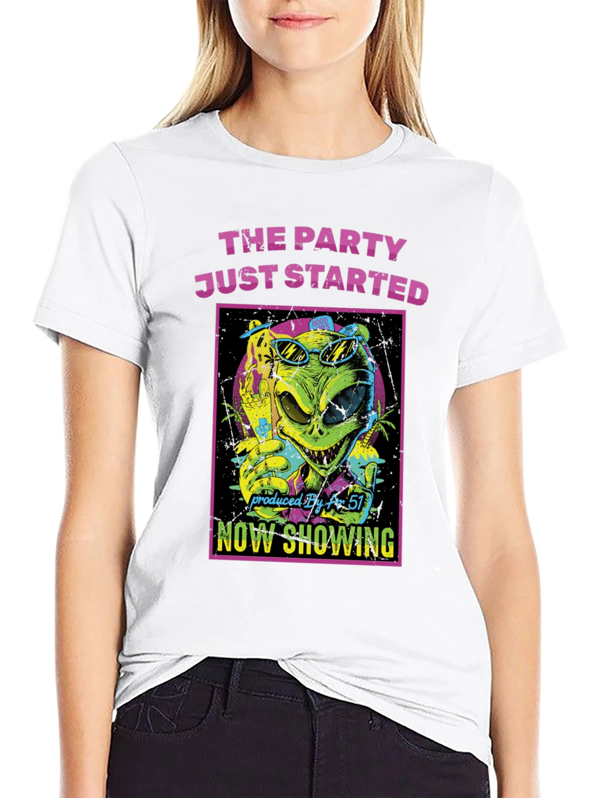The Party Just Started Alien T-Shirt