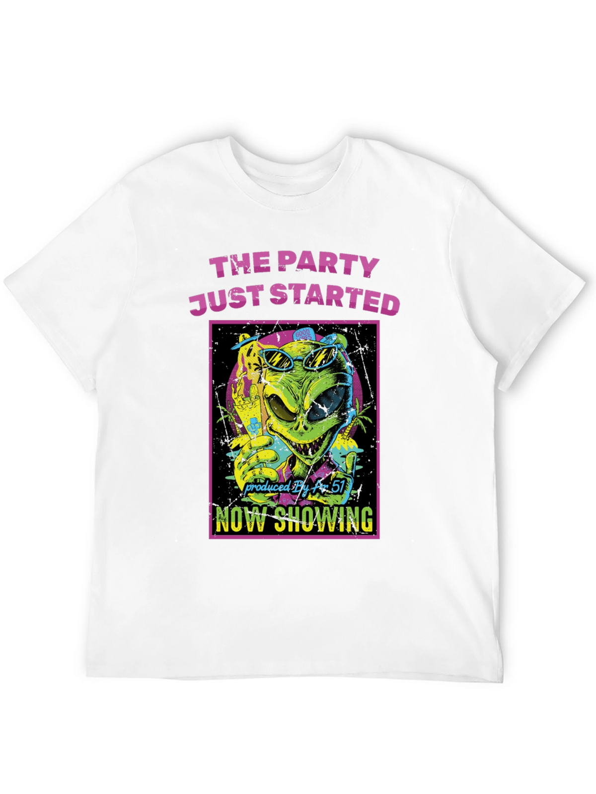 The Party Just Started Alien T-Shirt