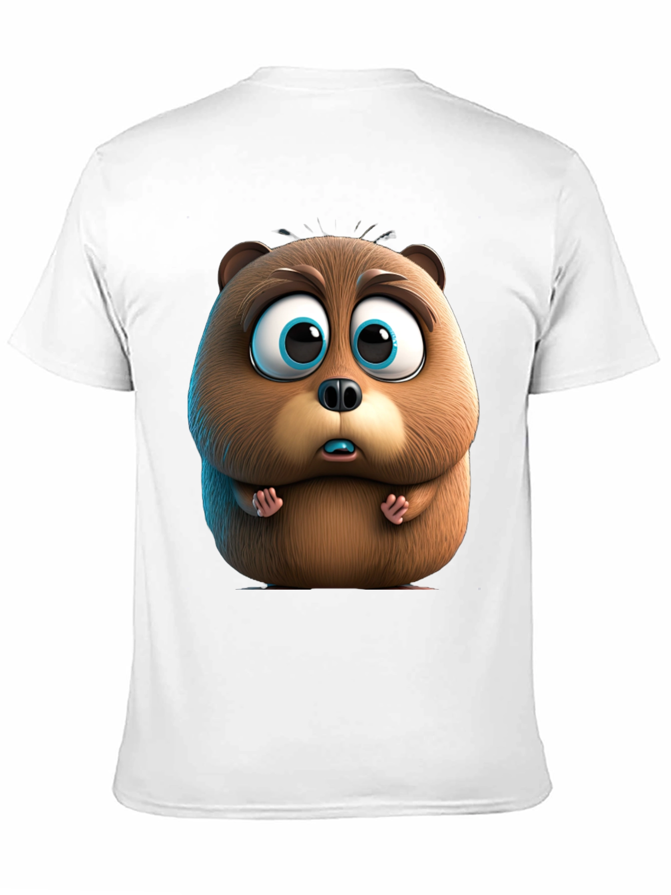 Cute Cartoon Beaver Graphic Tee