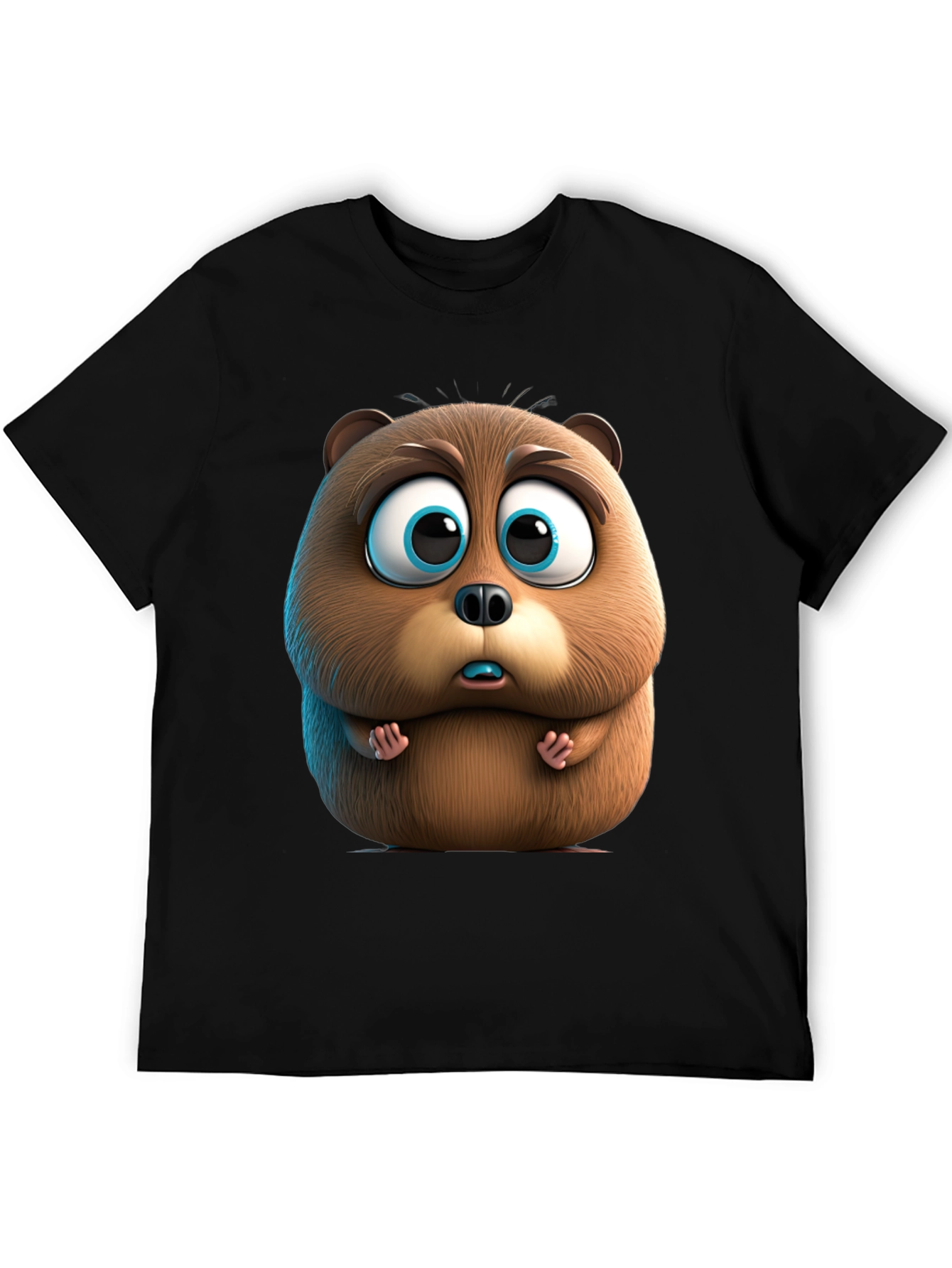 Cute Cartoon Beaver Graphic Tee