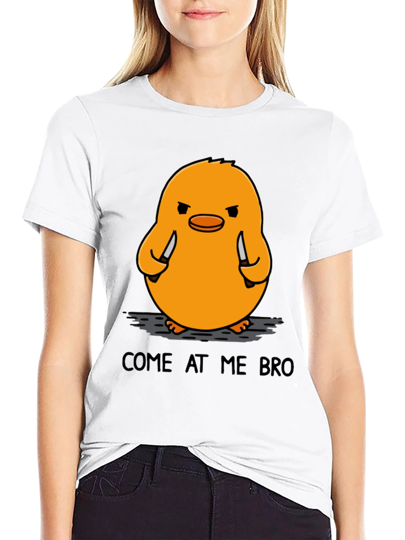 Come At Me Bro Funny Chicken T-Shirt