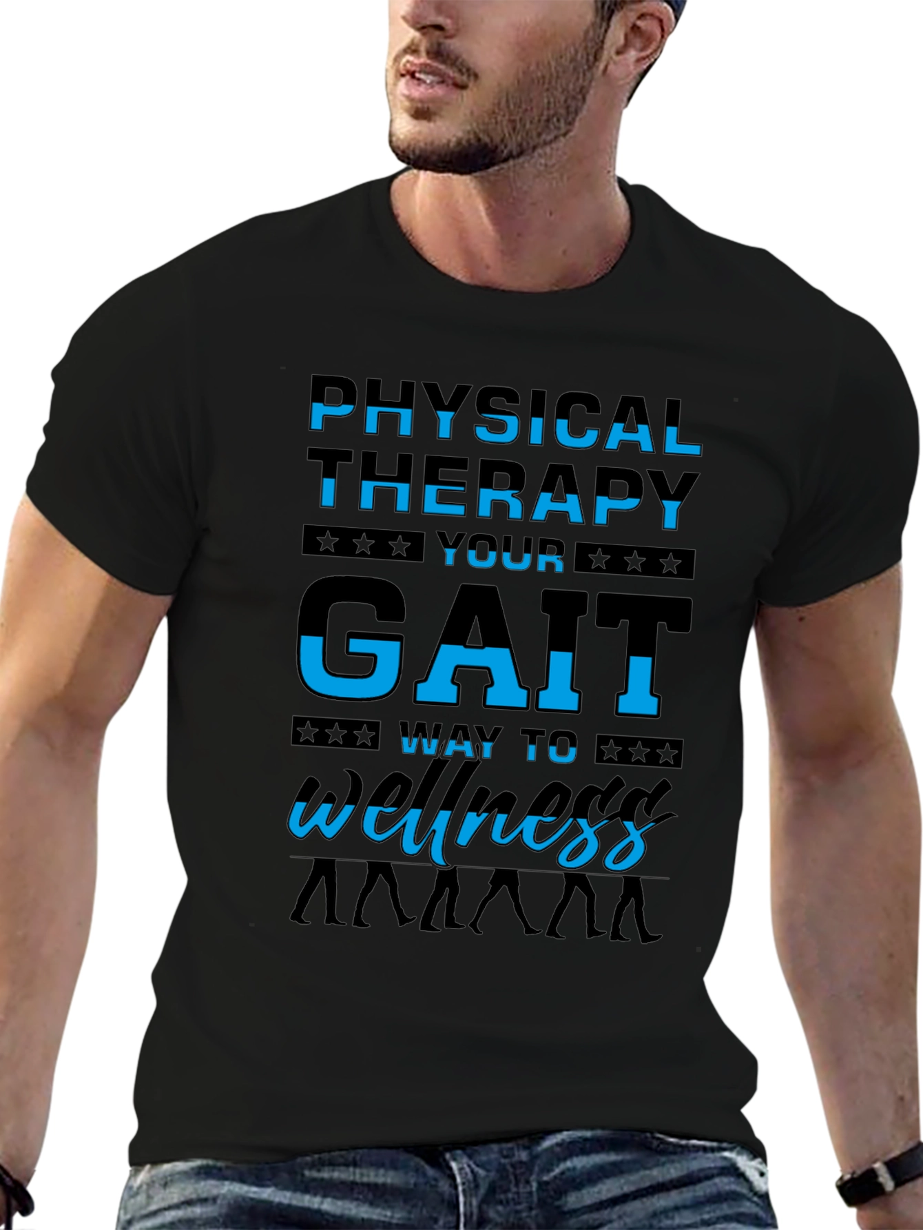 Physical Therapy Gait Wellness Graphic Tee