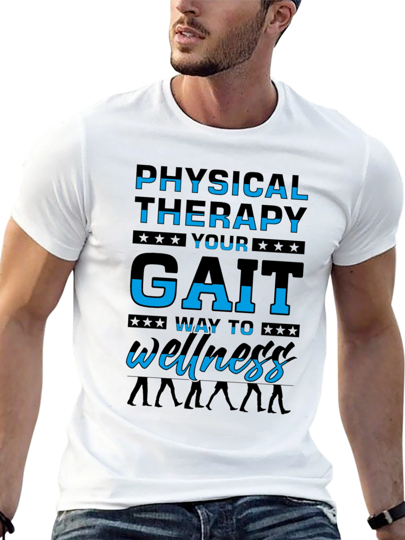 Physical Therapy Gait Wellness Graphic Tee