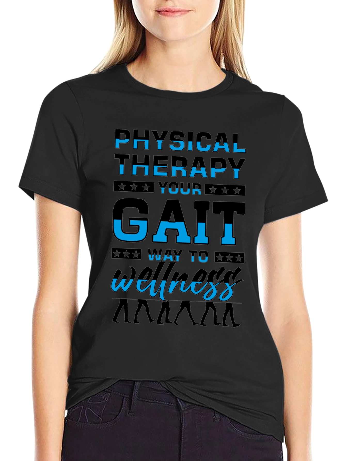 Physical Therapy Gait Wellness Graphic Tee