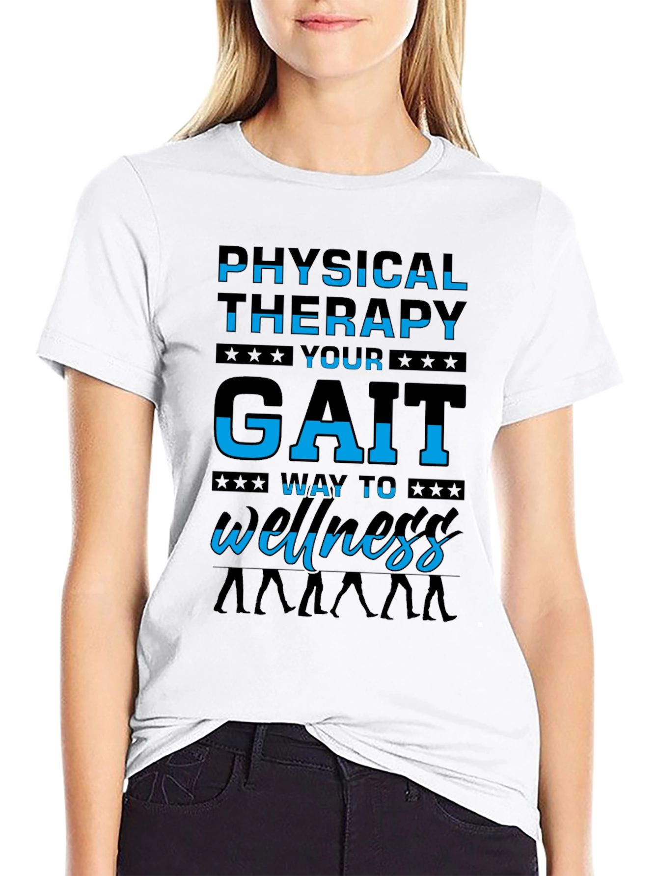 Physical Therapy Gait Wellness Graphic Tee