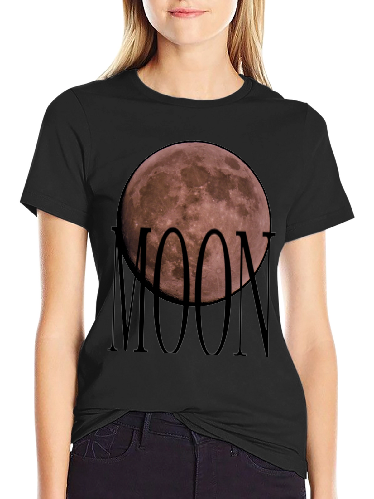 Moon Graphic T-Shirt - Soft Cotton Blend