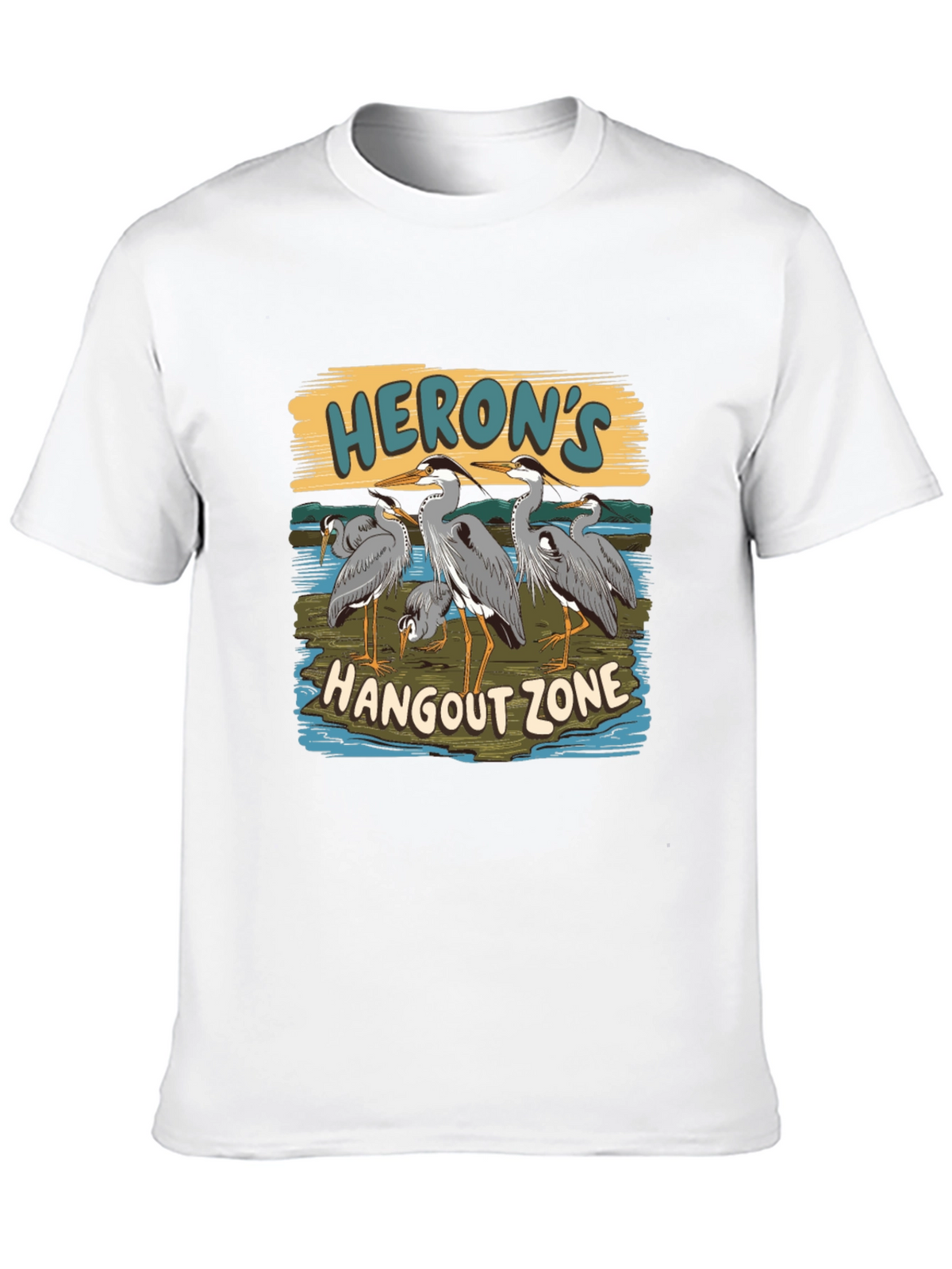 Herons Hangout Zone T-Shirt