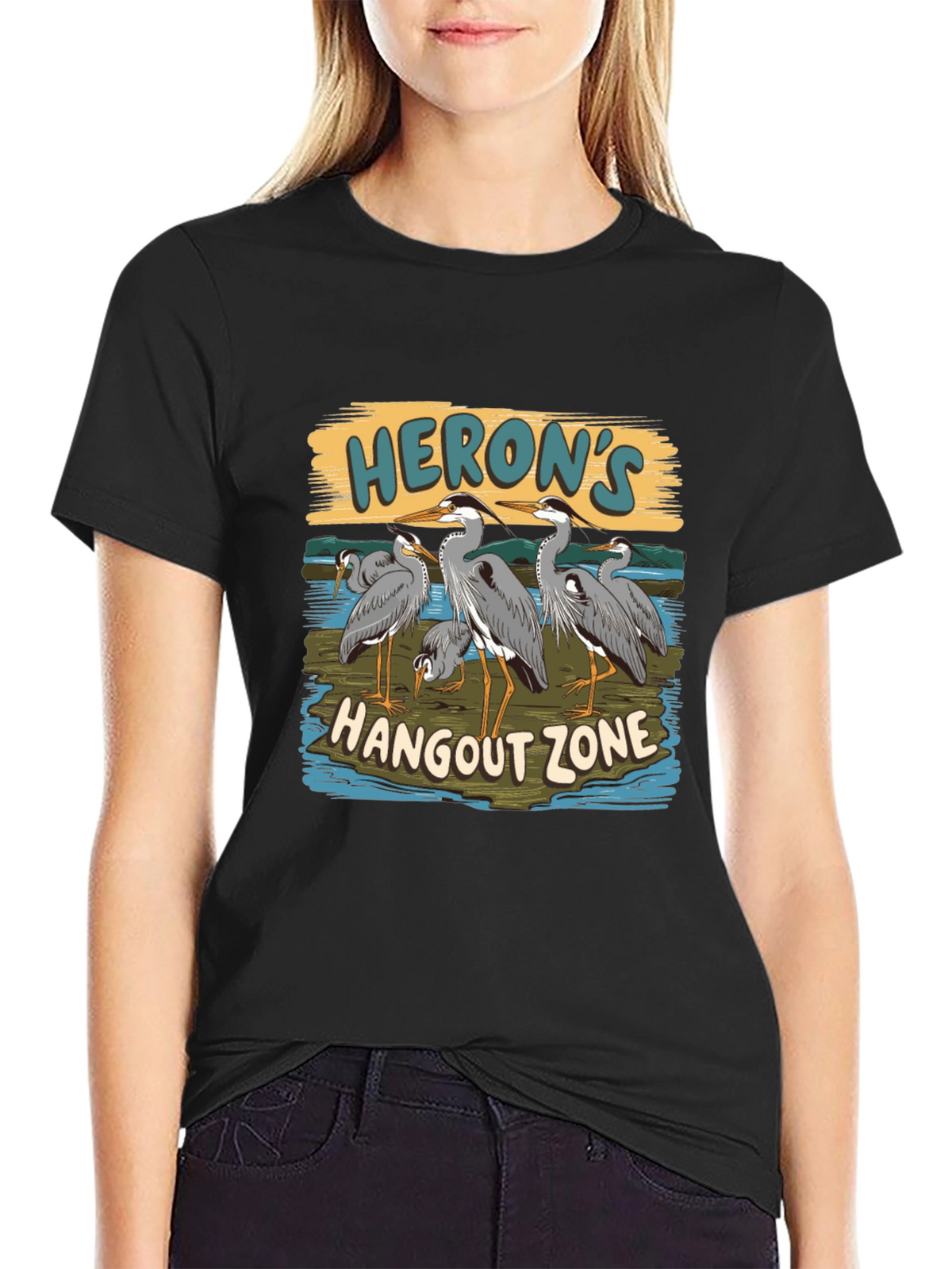 Herons Hangout Zone T-Shirt