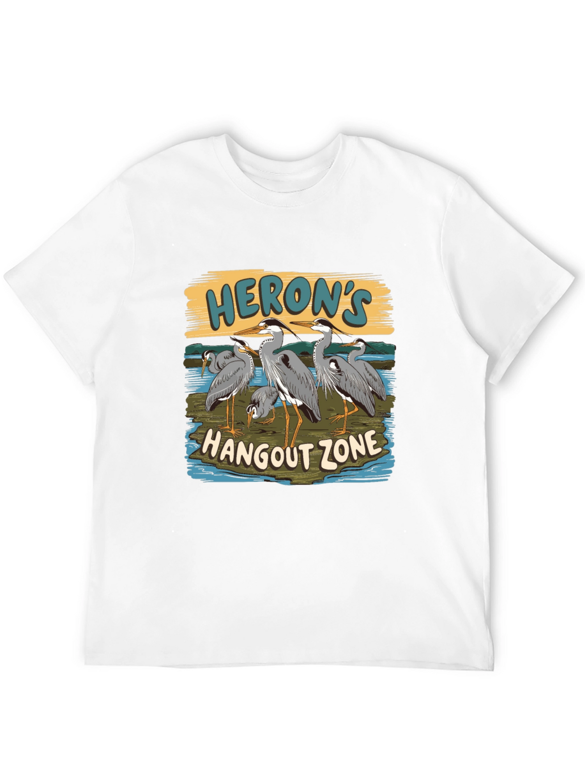 Herons Hangout Zone T-Shirt