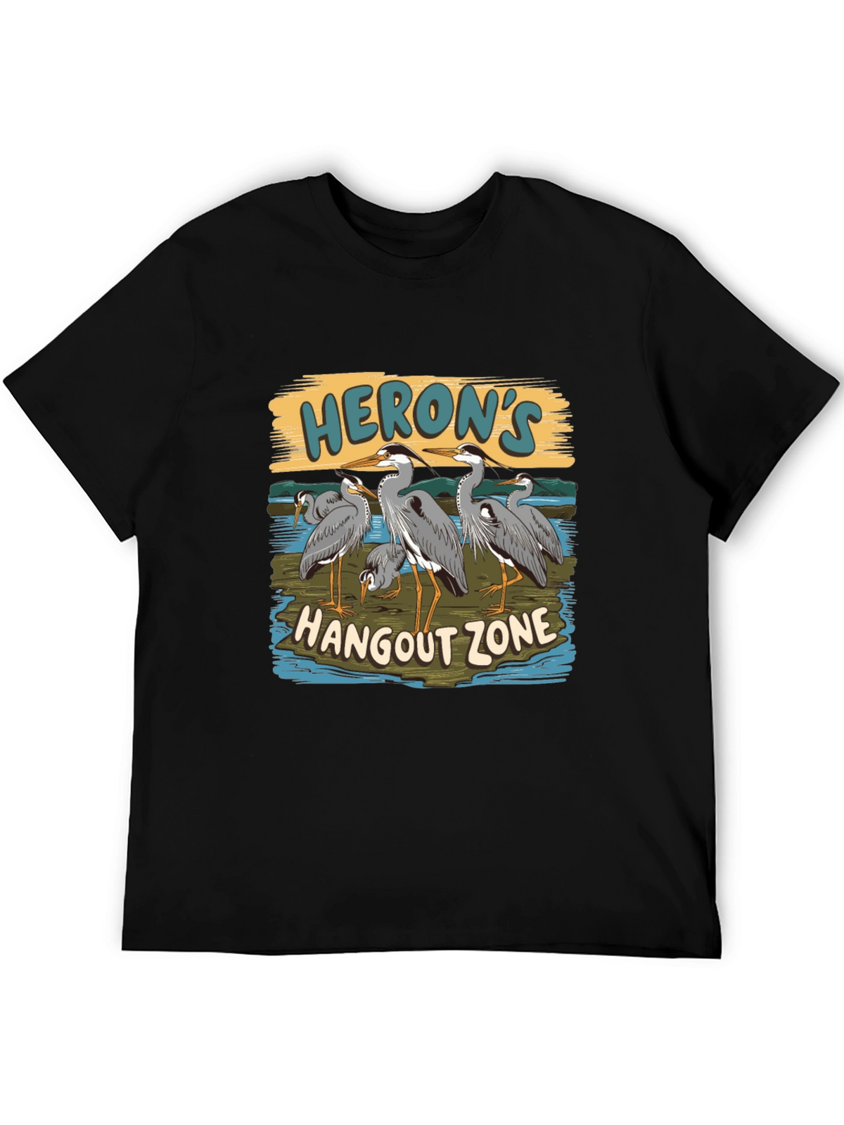 Herons Hangout Zone T-Shirt