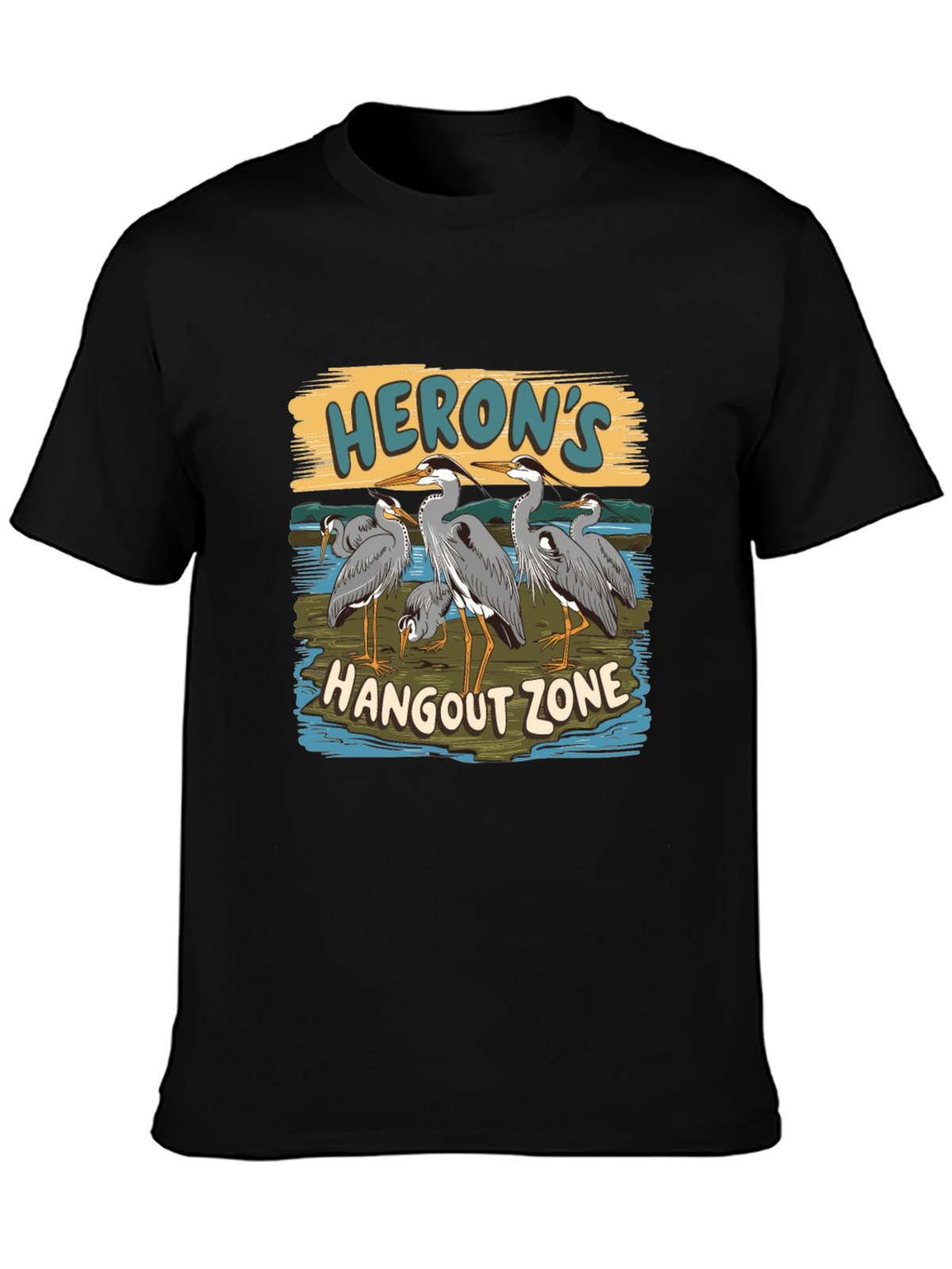 Herons Hangout Zone T-Shirt