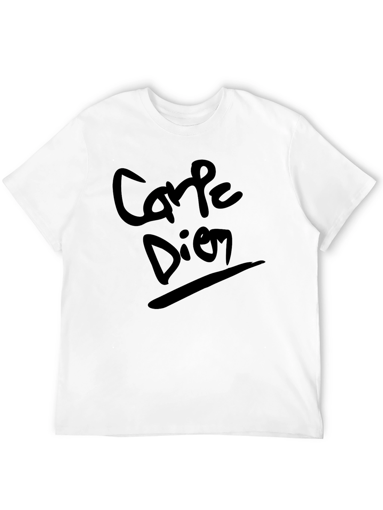 Carpe Diem Black T-Shirt - Seize The Day!