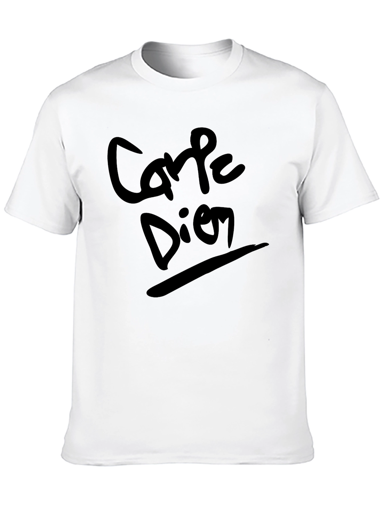 Carpe Diem Black T-Shirt - Seize The Day!
