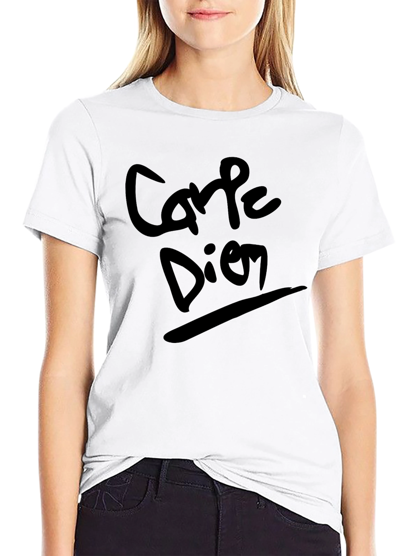 Carpe Diem Black T-Shirt - Seize The Day!