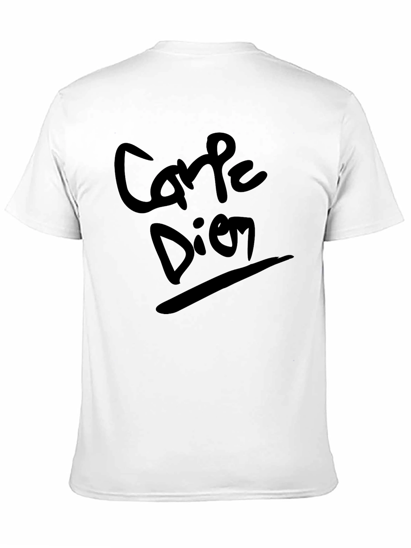Carpe Diem Black T-Shirt - Seize The Day!