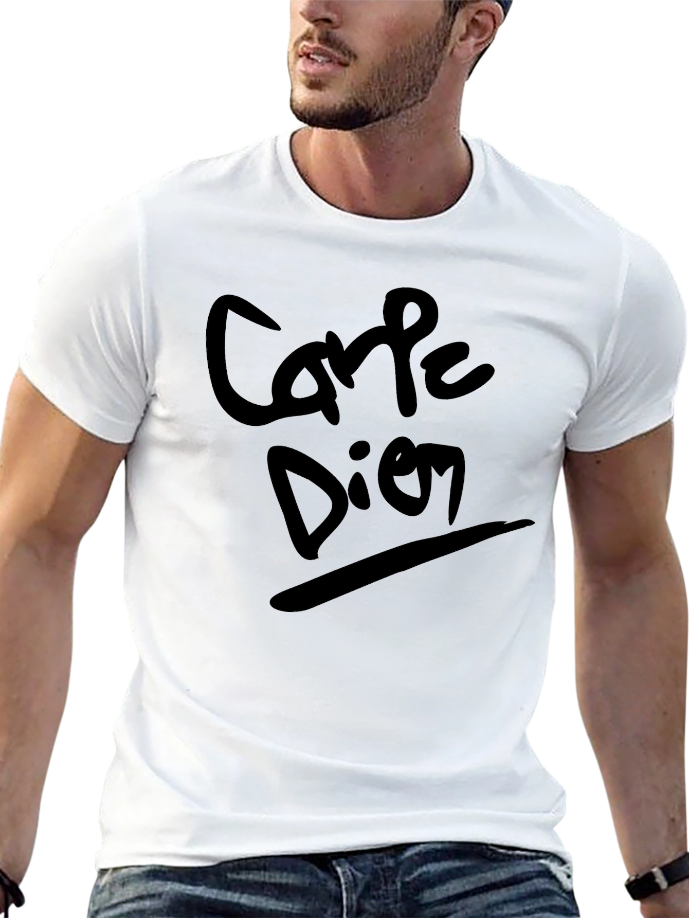 Carpe Diem Black T-Shirt - Seize The Day!