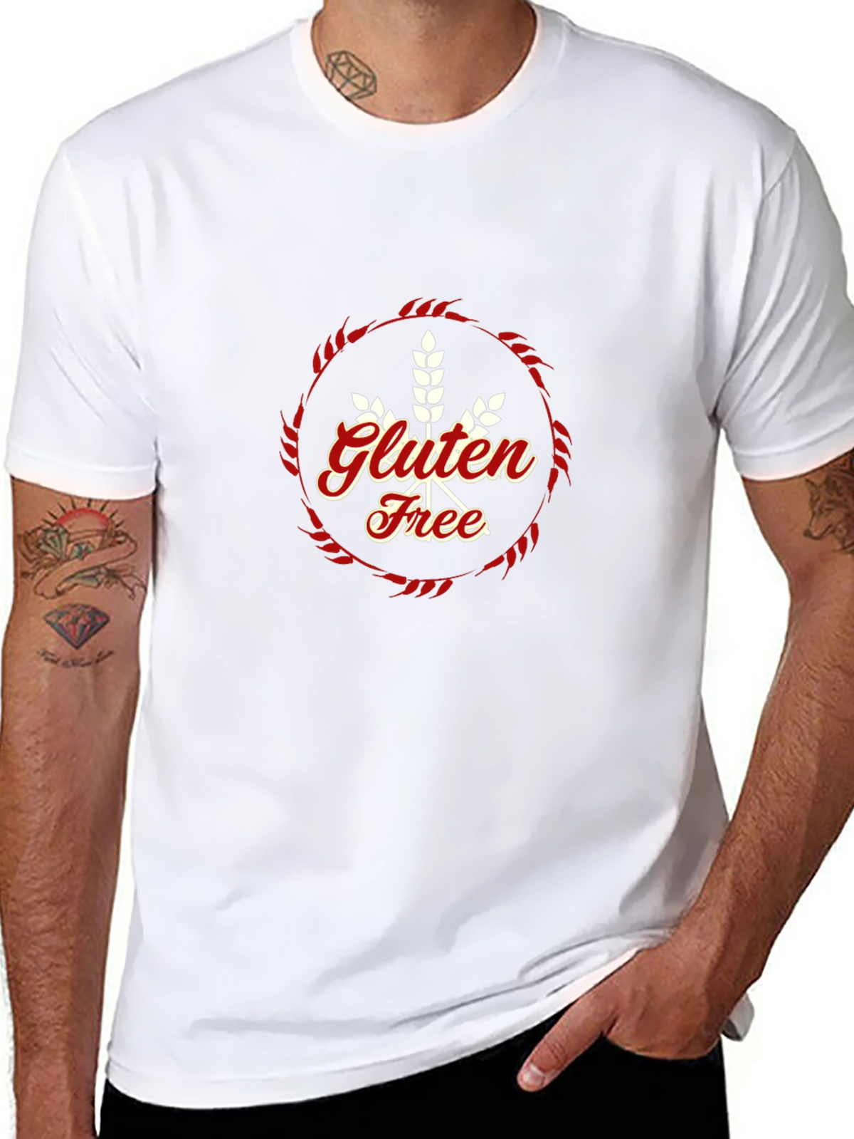 Gluten Free Graphic Tee - Black