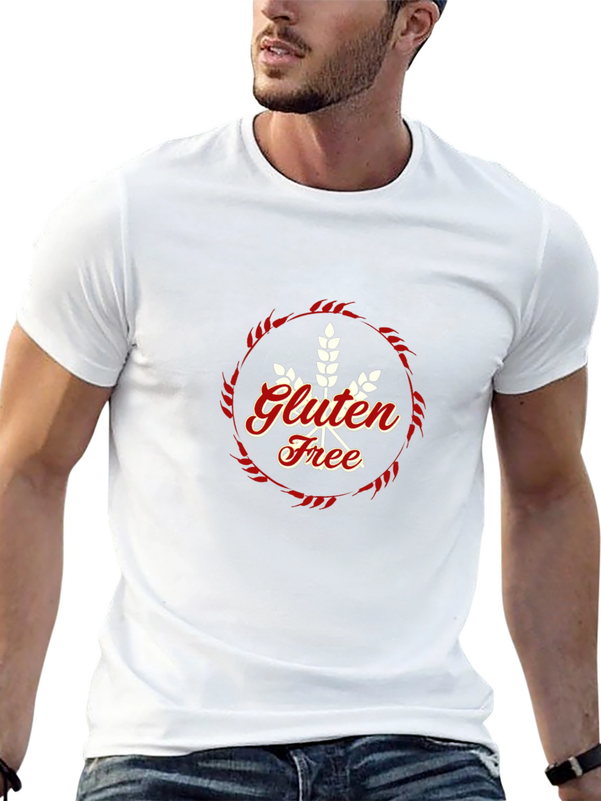 Gluten Free Graphic Tee - Black
