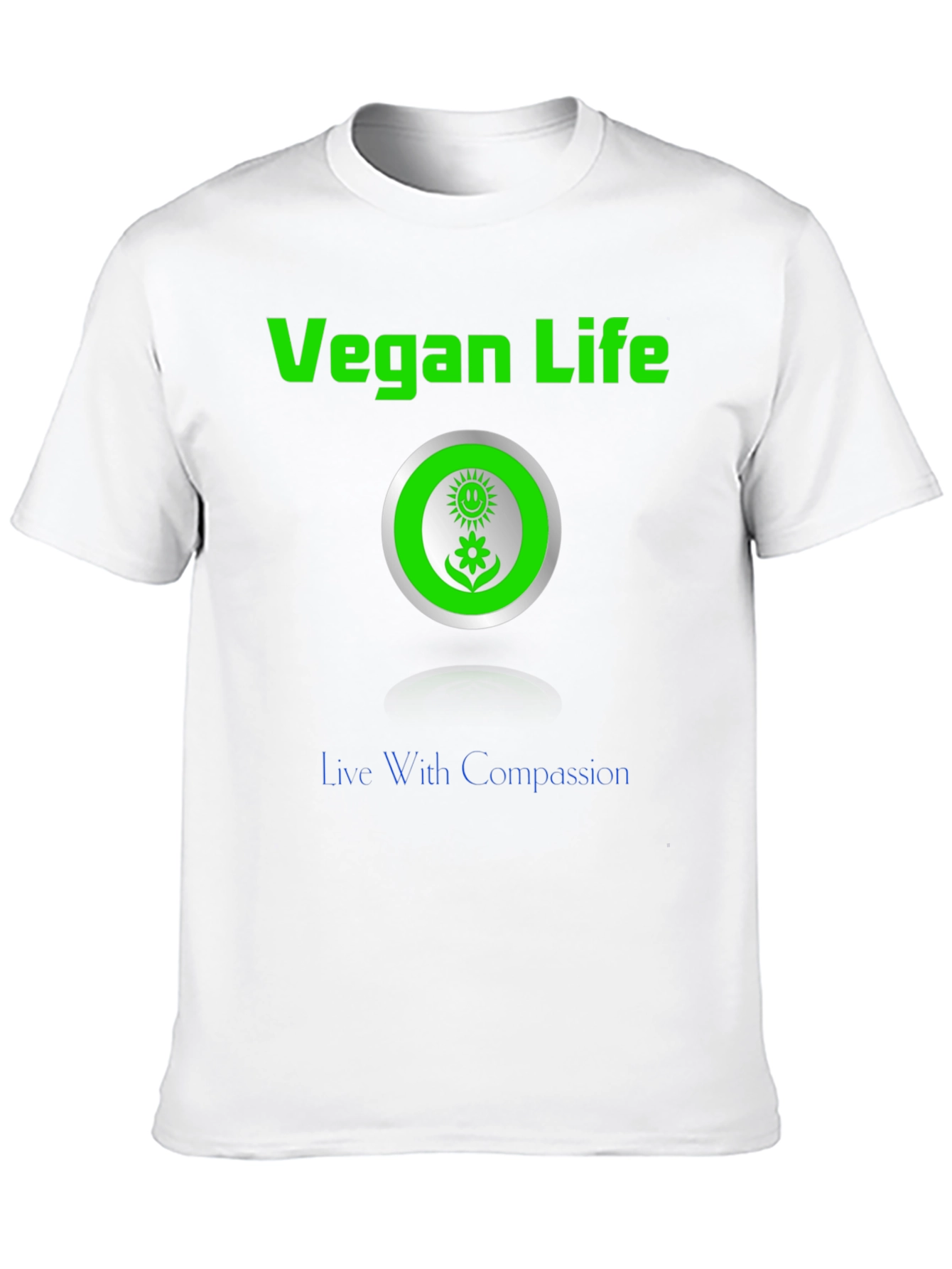 Vegan Life Compassion T-Shirt - Stylish and Ethical