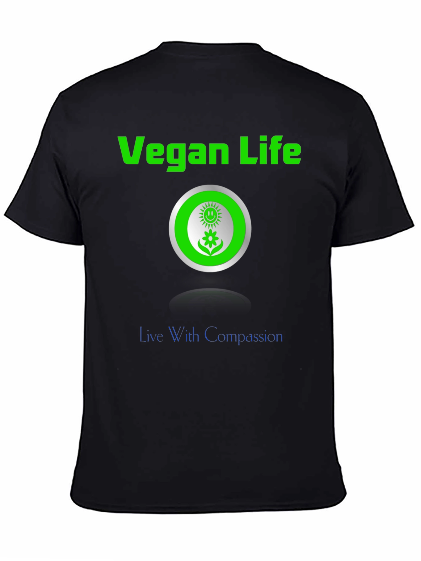 Vegan Life Compassion T-Shirt - Stylish and Ethical