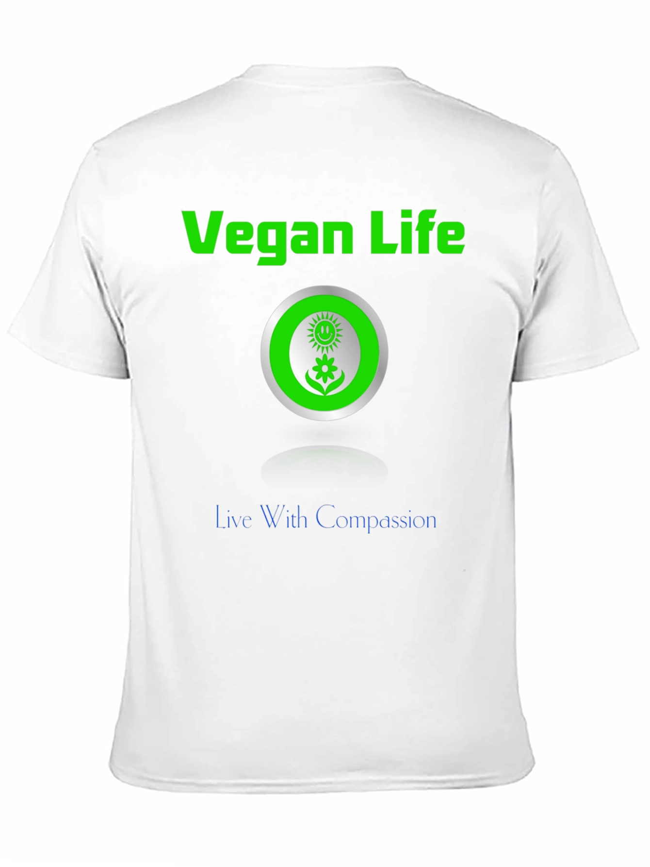Vegan Life Compassion T-Shirt - Stylish and Ethical