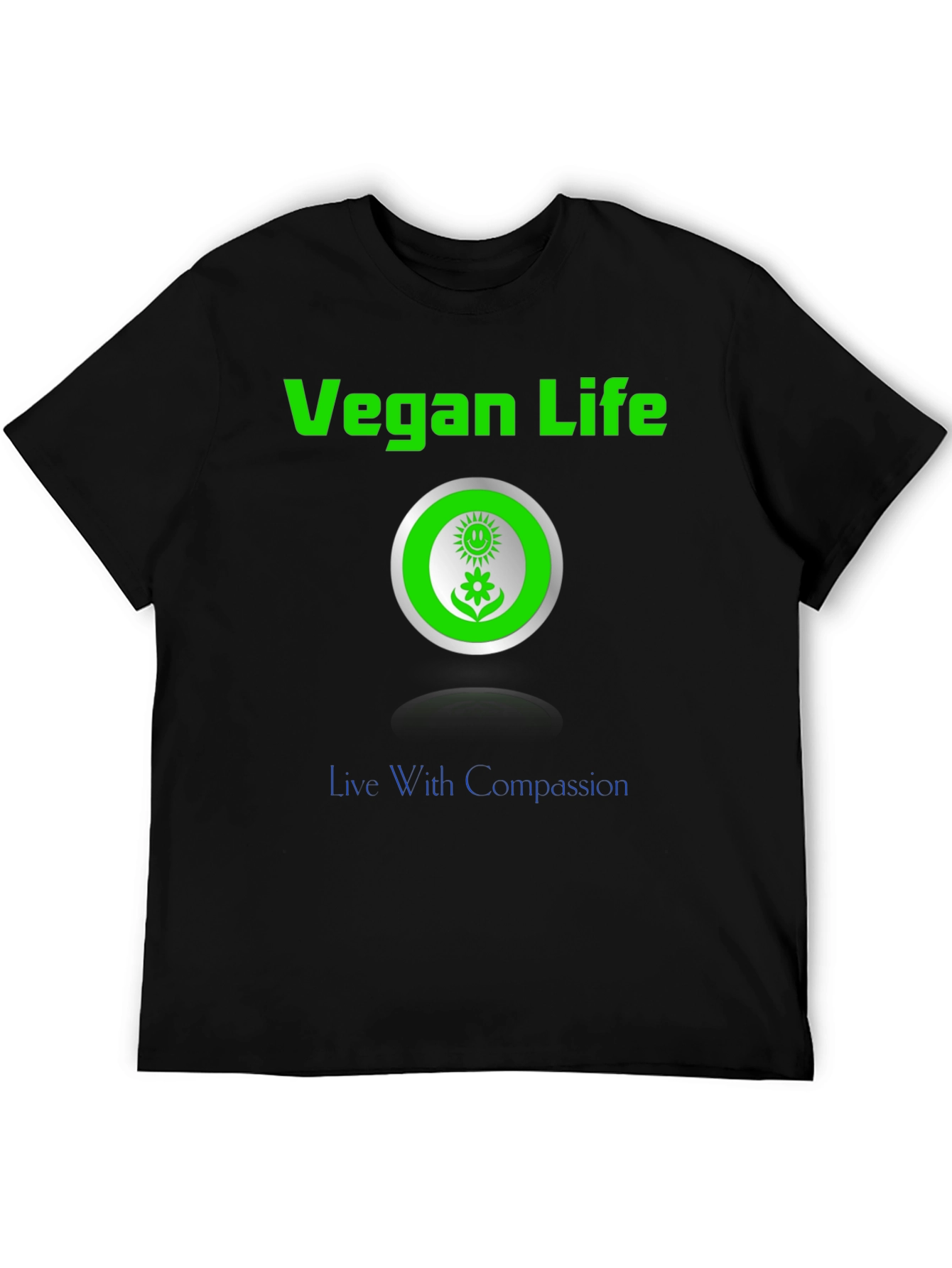 Vegan Life Compassion T-Shirt - Stylish and Ethical