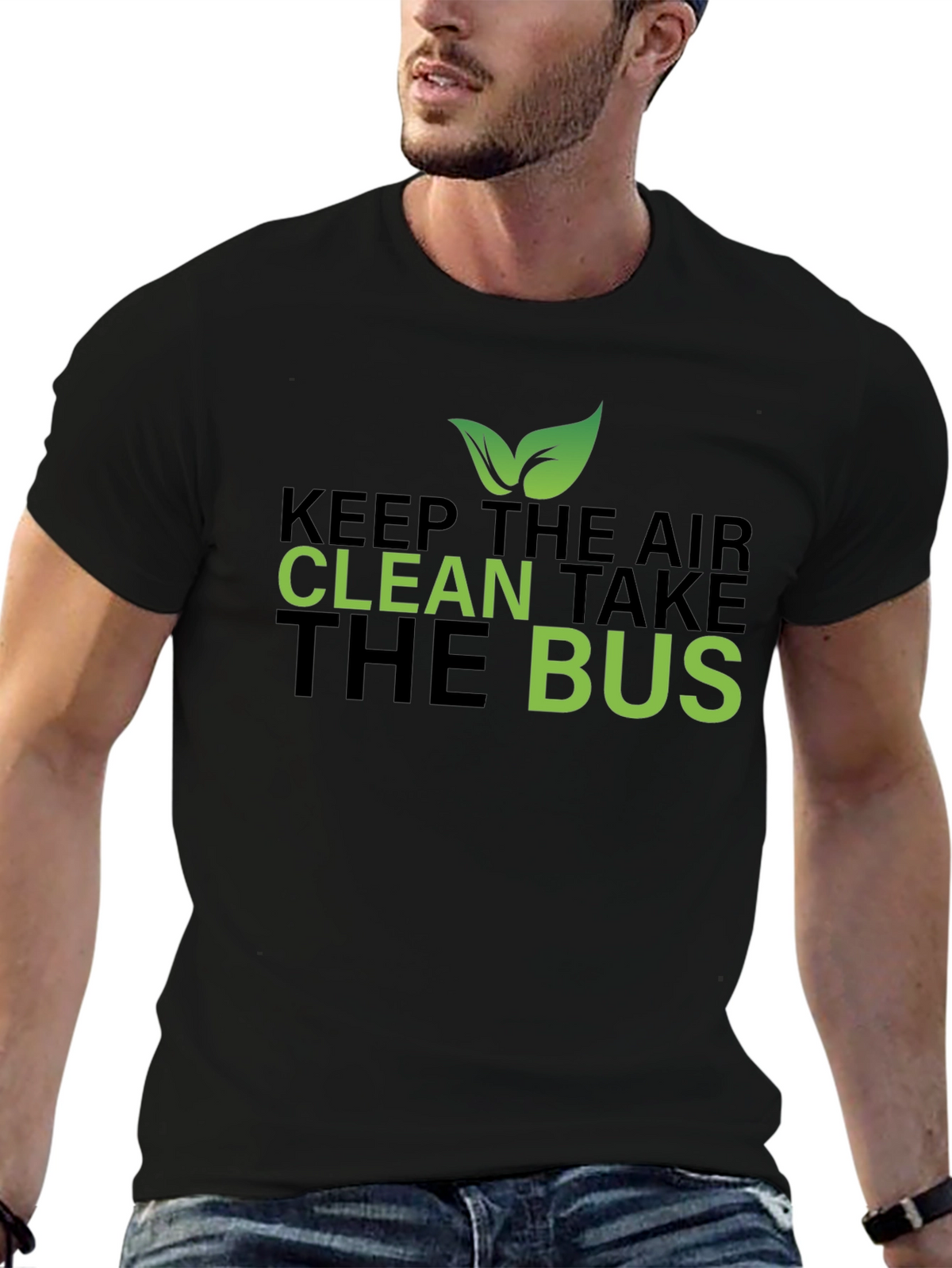 Eco-Friendly Take The Bus Graphic Tee
