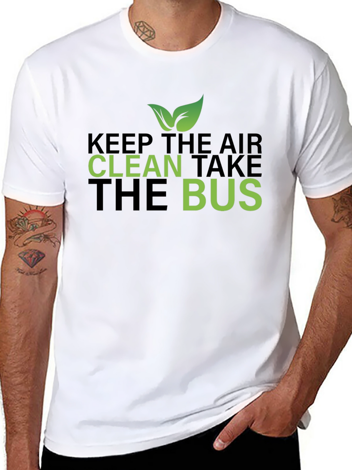Eco-Friendly Take The Bus Graphic Tee
