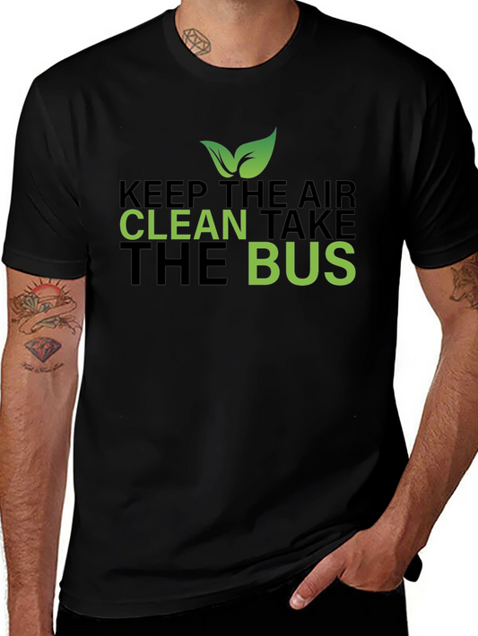 Eco-Friendly Take The Bus Graphic Tee
