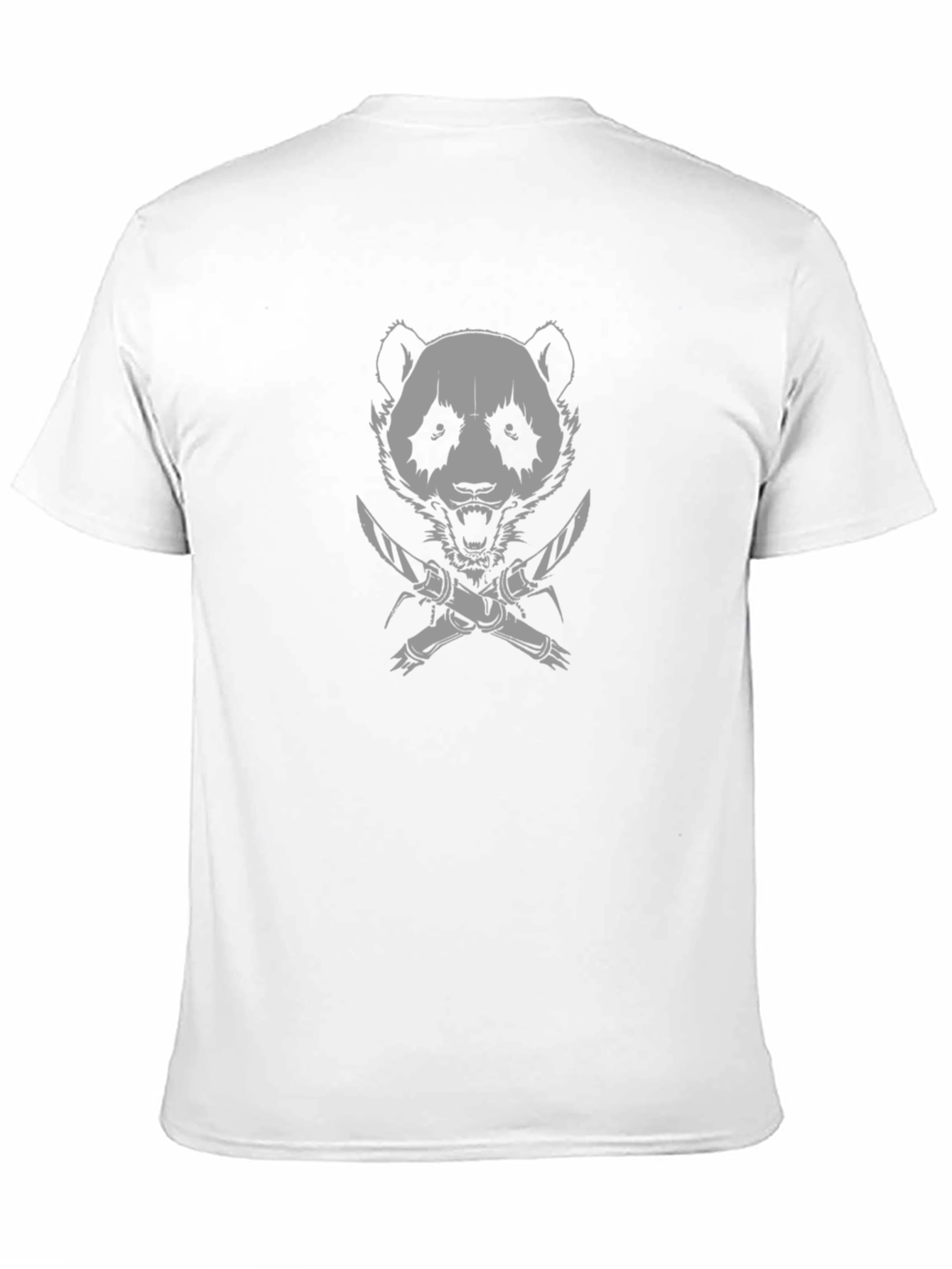 Panda Assassin T-Shirt - Black Graphic Tee