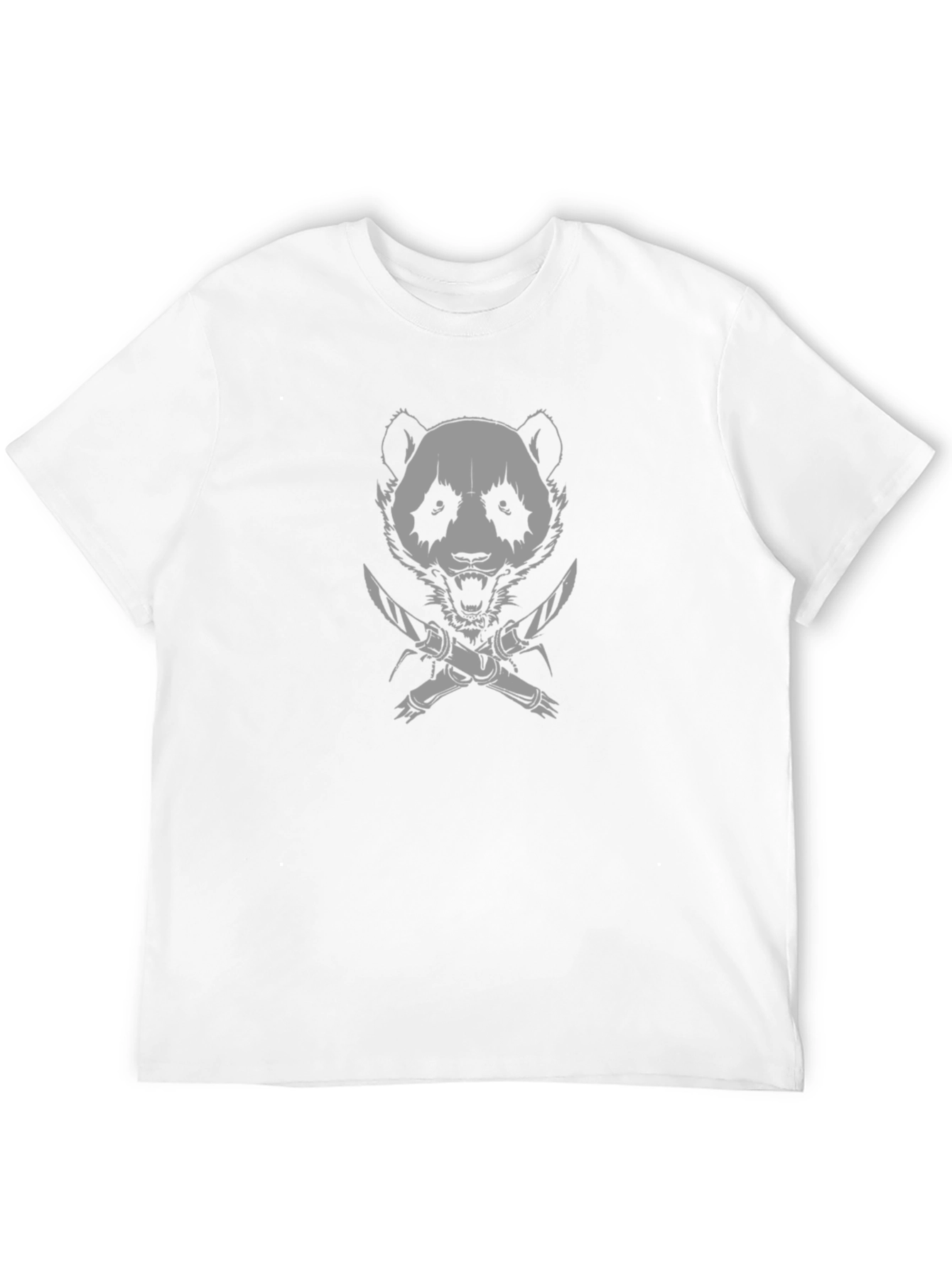 Panda Assassin T-Shirt - Black Graphic Tee