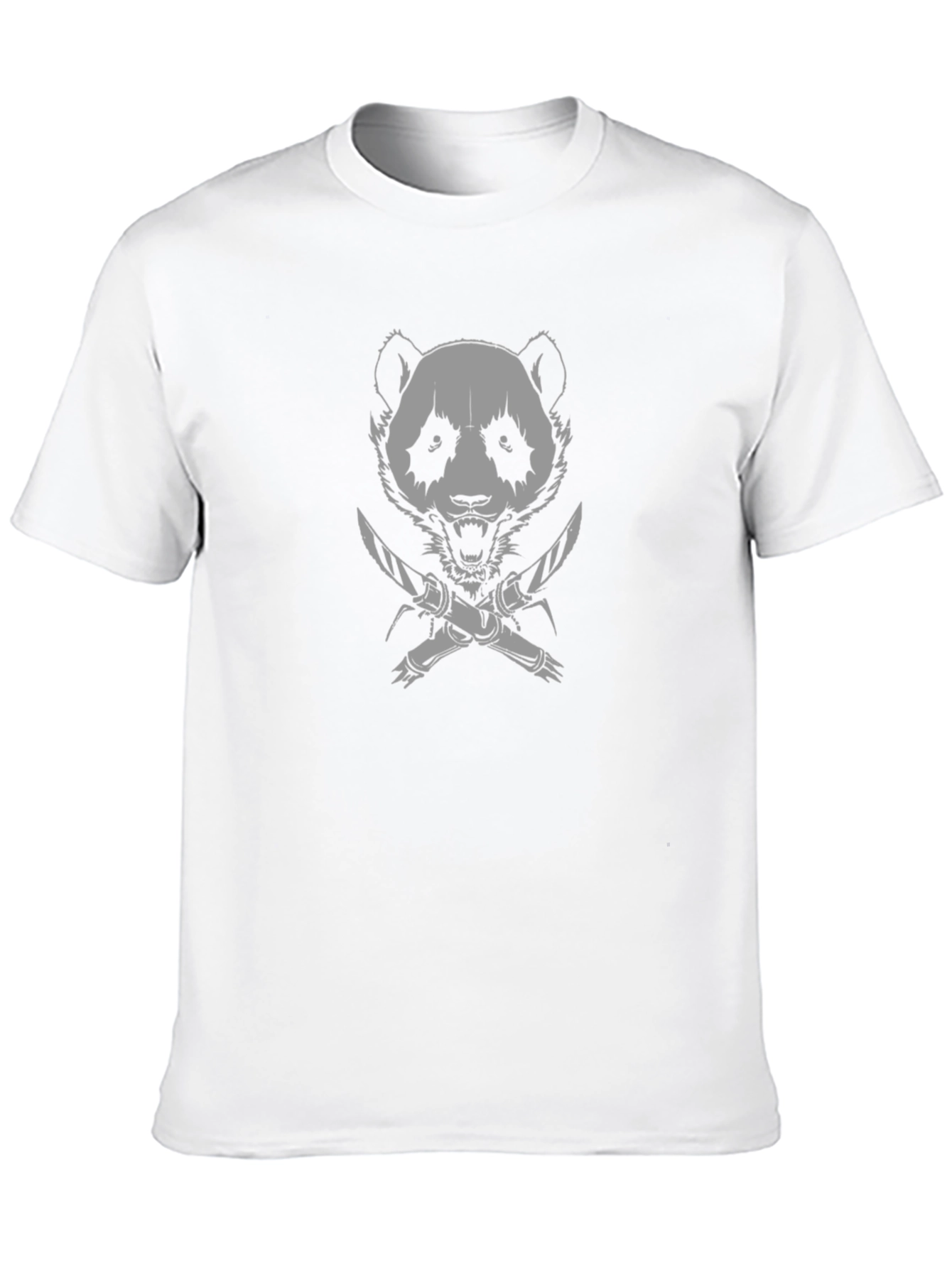 Panda Assassin T-Shirt - Black Graphic Tee