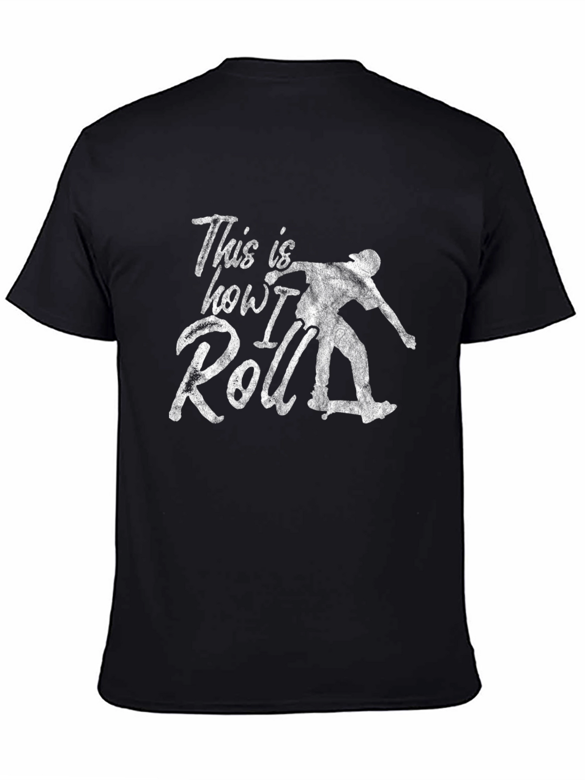 This is How I Roll Skateboarder Graphic Tee